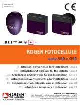 Roger Technology R90/F2ES Installationsanleitung