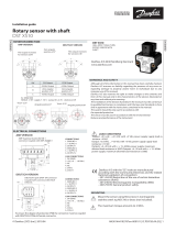 Danfoss DST X510 Rotary position sensor Installationsanleitung