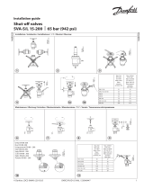 Danfoss Shut-off valves SVA-S and SVA-L 15-200 - 65bar (942 psi) Installationsanleitung