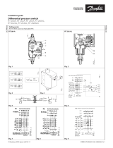 Danfoss Differential pressure switch, types RT 260A, RT 262A, RT 265A, RT 260AL, RT 262AL, RT 263AL, RT 266AL Installationsanleitung