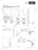 Danfoss Check & stop valve and Check valves SCA-X and CHV-X 15-125 Installationsanleitung