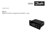 Danfoss ERC 211 Digital controller for refrigeration and defrost, 1 relay Installationsanleitung