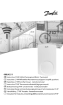 Danfoss CF-RP Public (Tamperproof) Room Thermostat Installationsanleitung