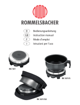 Rommelsbacher RK 501/SU Benutzerhandbuch