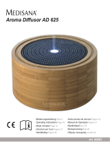 Medisana | AD 625 | Diffuseur d'arôme | Bambou | Désodorisant | Lampe à parfum Bedienungsanleitung
