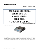 Adam Equipment CBK CBK-M Benutzerhandbuch