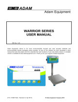 Adam Equipment WARRIOR Benutzerhandbuch