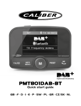 Caliber PMT801DAB-BT Schnellstartanleitung