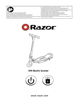 Razor E90 Accelerator Electric Scooter Benutzerhandbuch