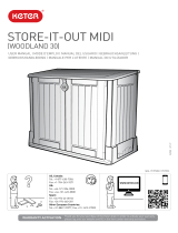 Keter Store It Out Midi 845L Garden Storage Shed Benutzerhandbuch