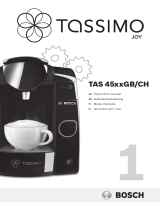 TASSIMO by Bosch Joy Pod Coffee Machine Benutzerhandbuch