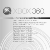 Microsoft Xbox 360 Cable audio vidéo péritel Benutzerhandbuch