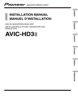 Mode AVIC HD3 II Bedienungsanleitung