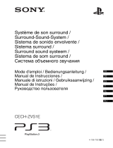 Sony Série PS3 Système de son surround CECH-ZVS1E Benutzerhandbuch