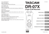 Tascam DR 07X Benutzerhandbuch
