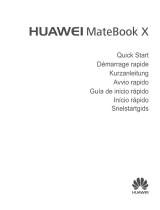 Huawei Matebook X Schnellstartanleitung