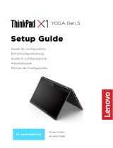 Mode d'Emploi Lenovo Série ThinkPad X1 Yoga 5a Generación Benutzerhandbuch