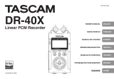 Tascam DR-40X Bedienungsanleitung