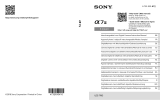 Sony ALPHA 7 III BODY (ILCE7M3B) Bedienungsanleitung