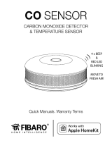 Fibaro Carbon Monoxide Detector Benutzerhandbuch