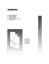 Siemens KG33VX44 Bedienungsanleitung