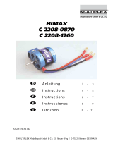 MULTIPLEX Himax C 2208 0870 Bedienungsanleitung