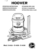 Hoover S4436 AquaPlus Bedienungsanleitung