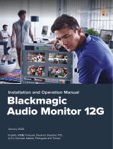 Blackmagic Audio Monitor Benutzerhandbuch