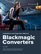 Black­magic Design Converters  Benutzerhandbuch