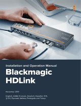 Blackmagic HDLink  Benutzerhandbuch