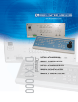 Dedicated Micros DTX 1000 Telemetry Transmitter Bedienungsanleitung