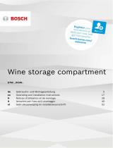 Bosch Wine storage cabinet Bedienungsanleitung