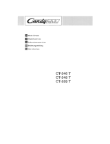Candy CT 548 Bedienungsanleitung
