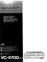 Sharp VC-9700 Bedienungsanleitung