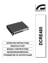 Videotec DCRE485 Benutzerhandbuch