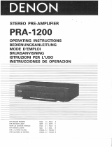 Denon PRA-1200 Bedienungsanleitung