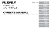Fujifilm XF27mm f/2.8 Benutzerhandbuch