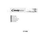 Candy CT-502 Bedienungsanleitung