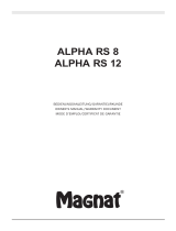 Magnat Audio Alpha RS 12 Bedienungsanleitung