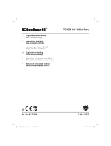 EINHELL TE-CS 18/165 Li-Solo Benutzerhandbuch