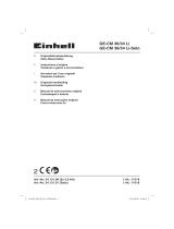 EINHELL Expert GE-CM 36/34 Li (2 x 3,0Ah) Benutzerhandbuch