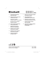 EINHELL Expert GE-CM 36/37 Li (2x3,0Ah) Benutzerhandbuch