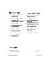 Einhell Expert Plus GE-CM 18/30 Li-Solo Bedienungsanleitung