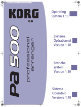 Korg PA500 Benutzerhandbuch