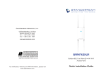 Grandstream Networks GWN7630LR Quick Installation Guide
