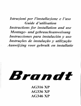 Brandt AG346XP1 Bedienungsanleitung