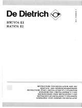 De Dietrich HA7976 Bedienungsanleitung