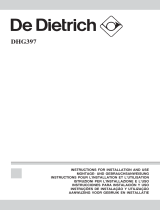 De Dietrich DHG397XP1 Bedienungsanleitung