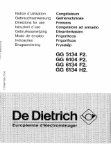 De Dietrich GG6134F2 Bedienungsanleitung