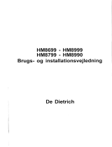 De Dietrich HM8799E1 Bedienungsanleitung